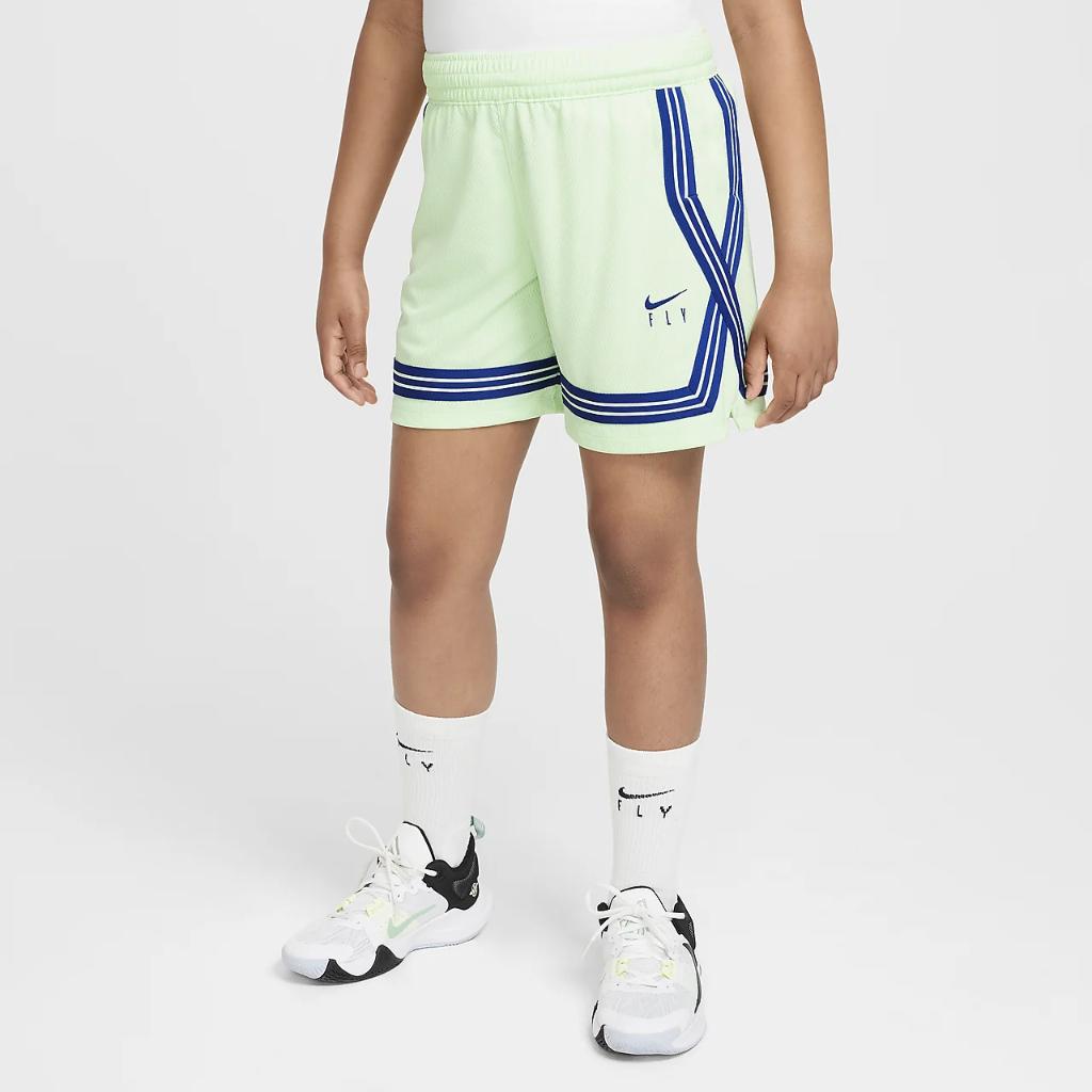 Nike Dri-FIT Fly Crossover Big Kids&#039; (Girls&#039;) Basketball Shorts (Extended Size) DD9151-376