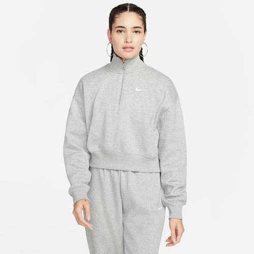 Nike Sportswear Phoenix Fleece Women&#039;s Oversized 1/2-Zip Crop Sweatshirt DQ5767-063