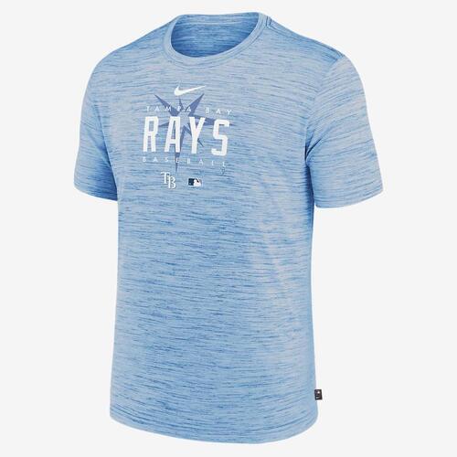 Nike Dri-FIT Velocity Practice (MLB Tampa Bay Rays) Men&#039;s T-Shirt NKM54EYRAY-8W8