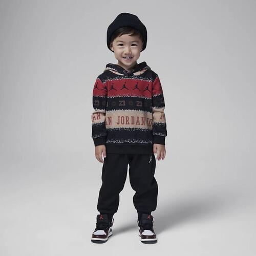 Jordan MJ Holiday Pullover Set Toddler 2-Piece Hoodie Set 75C785-023