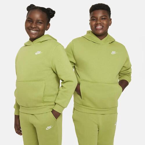 Nike Sportswear Club Fleece Big Kids&#039; Pullover Hoodie (Extended Size) FD3001-377
