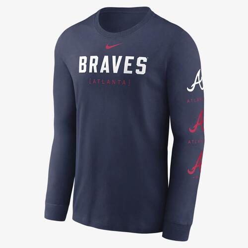 Atlanta Braves Repeater Men&#039;s Nike MLB Long-Sleeve T-Shirt NKAC44BAW-L0A