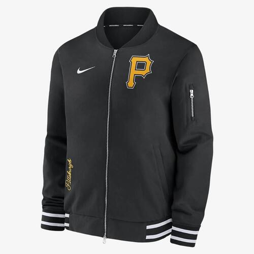 Pittsburgh Pirates Authentic Collection Men&#039;s Nike MLB Full-Zip Bomber Jacket 015D03AYPTB-132