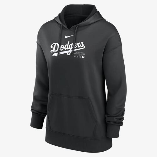 Los Angeles Dodgers Authentic Collection Practice Women&#039;s Nike Dri-FIT MLB Pullover Hoodie 01MN912ZLD-J37