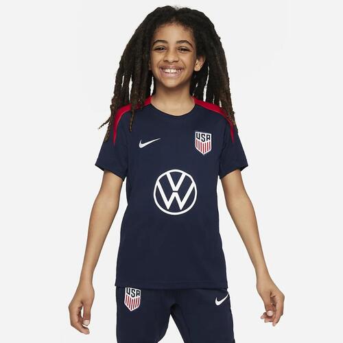 USMNT Strike Big Kids&#039; Nike Dri-FIT Soccer Short-Sleeve Knit Top FJ3039-452
