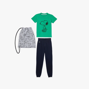 Boys’ Lacoste x Peanuts Stretch Cotton Pyjama Set 4J8683-51