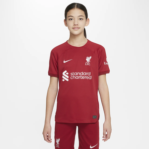 Liverpool FC 2022/23 Stadium Home Big Kids&#039; Nike Dri-FIT Soccer Jersey DJ7862-609