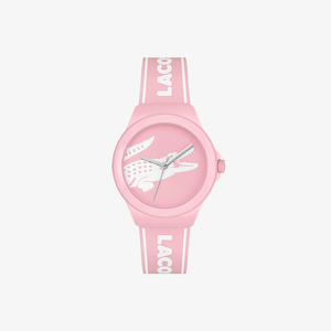 Women&#039;s Lacoste Neocroc 3 Hands Pink Silicone Watch 2001218