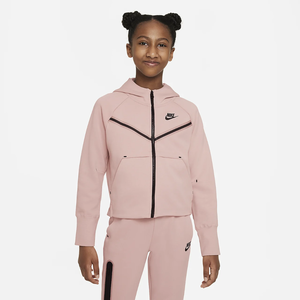 Nike Sportswear Tech Fleece Big Kids&#039; (Girls&#039;) Full-Zip Hoodie CZ2570-601