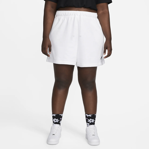 Nike Sportswear Club Fleece Women&#039;s Mid-Rise Shorts (Plus Size) DV5086-100