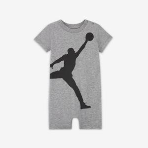 Jordan Baby (3-6M) Jumpman Knit Romper 5M5301-GEH