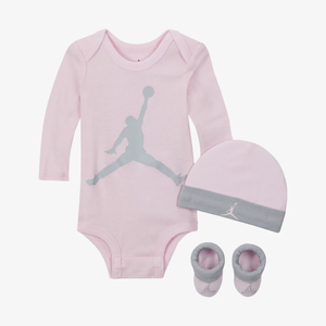 Jordan Baby Bodysuit, Beanie and Booties Set LJ0263-A9Y