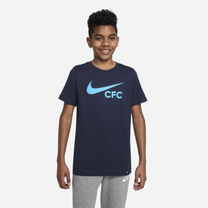 Chelsea FC Swoosh Big Kids&#039; Soccer T-Shirt DJ1532-419