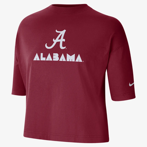 Nike College (Alabama) Women&#039;s Cropped T-Shirt DQ1723-613