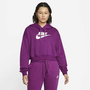 Nike Sportswear Club Fleece Women&#039;s Oversized Crop Graphic Hoodie DQ5850-503