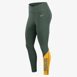 Nike Dri-FIT (NFL Green Bay Packers) Women&#039;s 7/8 Leggings NKZ3063K7T-11F