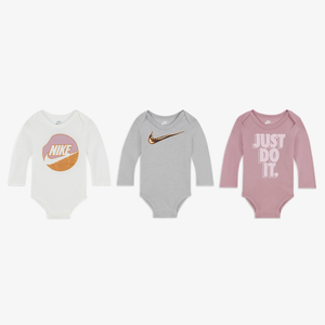 Nike 3-Pack Gifting Bodysuits Baby (3-6M) Bodysuit 06K199-GAK