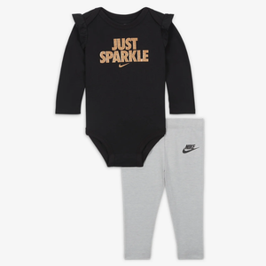 Nike Ruffle Bodysuit and Leggings Set Baby (3-6M) Set 06K217-GAK