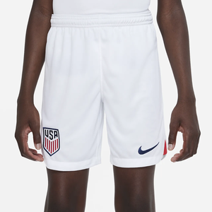 U.S. 2022/23 Stadium Home Big Kids&#039; Nike Dri-FIT Soccer Shorts DN0871-100