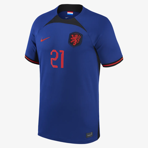 Netherlands National Team 2022/23 Stadium Away (Frenkie de Jong) Men&#039;s Nike Dri-FIT Soccer Jersey FN5132840-NED