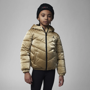 Jordan Shiny Chevron Quilting Jacket Little Kids&#039; Jacket 35B741-H11