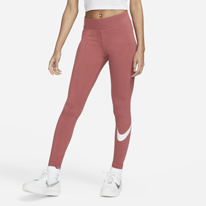 Nike Sportswear Essential Women&#039;s Mid-Rise Swoosh Leggings CZ8530-691