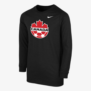 Canada Big Kids&#039; Nike Core Long-Sleeve T-Shirt B12461SVBLA-CAN