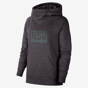 Nike College Essential (Michigan State) Women&#039;s Funnel-Neck Hoodie DR3567-045