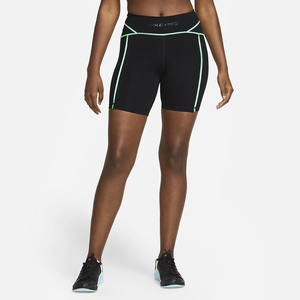 Nike Pro Women&#039;s Mid-Rise 7&quot; Biker Shorts DQ6298-010