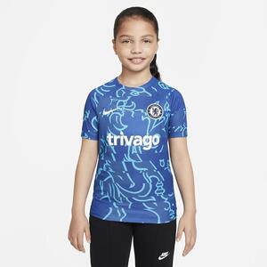 Chelsea FC Big Kids&#039; Nike Dri-FIT Pre-Match Soccer Top DJ8702-448