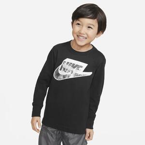 Nike Futura Printed Long Sleeve Tee Little Kids&#039; T-Shirt 86K302-023