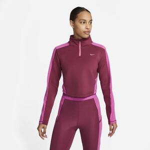 Nike Dri-FIT Women&#039;s Long-Sleeve 1/4-Zip Training Top DX0065-653