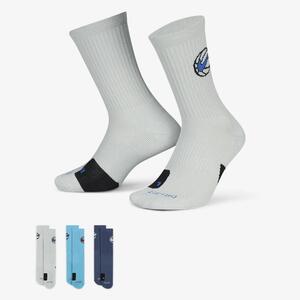 Nike Everyday Crew Basketball Socks (3 Pair) DA2123-900