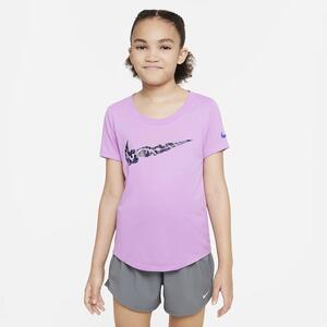 Nike Dri-FIT Big Kids&#039; (Girls&#039;) Training T-Shirt DZ3583-532