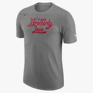 Philadelphia 76ers City Edition Men&#039;s Nike NBA Logo T-Shirt DV5964-063