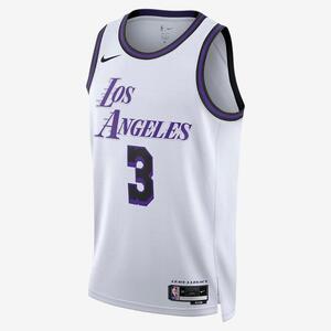 Anthony Davis Los Angeles Lakers City Edition Nike Dri-FIT NBA Swingman Jersey DO9597-100