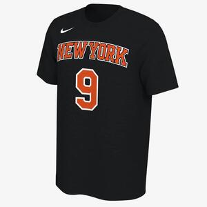 RJ Barrett Knicks Icon Edition Men&#039;s Nike NBA T-Shirt 00038144X-NQ5