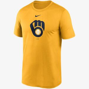 Nike Dri-FIT Logo Legend (MLB Milwaukee Brewers) Men&#039;s T-Shirt N92279QMZB-M30