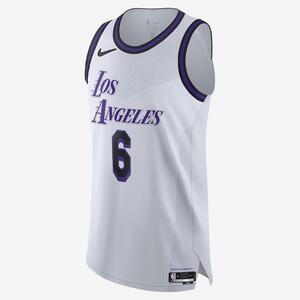 Los Angeles Lakers City Edition Men&#039;s Nike Dri-FIT ADV NBA Authentic Jersey DQ0198-101