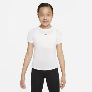 Nike Dri-FIT One Big Kids&#039; (Girls&#039;) Short-Sleeve Top DH5186-100