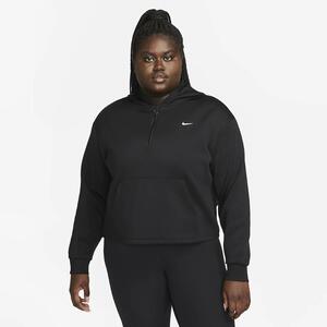 Nike Dri-FIT Women&#039;s 1/Zip Training Hoodie (Plus Size) DX6364-010