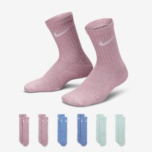 Nike Dri-FIT Little Kids&#039; Crew Socks (6 Pairs) UN0019-P0Y