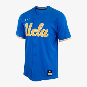 UCLA Men&#039;s Nike College Full-Button Baseball Jersey P33920J353-UCL