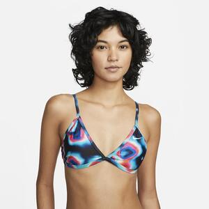 Nike HydraStrong Women&#039;s Lace-Up Tie-Back Bikini Swim Top NESSD024-990