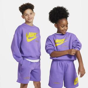 Nike Sportswear Icon Fleece Big Kids&#039; Oversized Sweatshirt DX5140-542