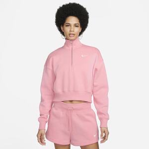 Nike Sportswear Phoenix Fleece Women&#039;s Oversized 1/2-Zip Crop Sweatshirt DQ5767-611