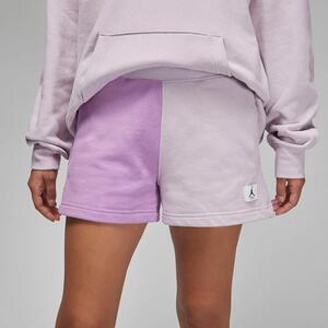 Jordan Flight Fleece Women&#039;s Color-Block Shorts DX0391-532