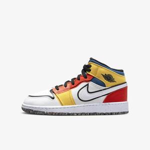 Air Jordan 1 Mid SE Big Kids&#039; Shoes DV1316-100