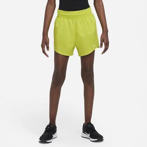 Nike Dri-FIT One Big Kids&#039; (Girls&#039;) High-Waisted Woven Training Shorts DX4967-308
