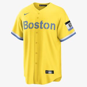 MLB Boston Red Sox City Connect (Trevor Story) Men&#039;s Replica Baseball Jersey T770BQCGBQ7-1Z0